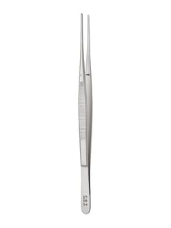 Fine Science Tools Taylor Forceps, Stainless Steel, Straight, 17 cm