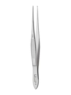 Fine Science Tools Graefe Forceps, Stainless Steel, Straight, 10 cm