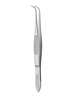 Fine Science Tools Graefe Forceps, Stainless Steel, Curved, 10 cm, Quantity: