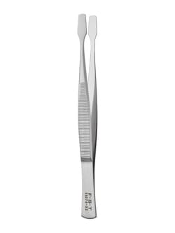 Fine Science Tools Cover Glass Forceps, Stainless Steel, Straight, 10.5