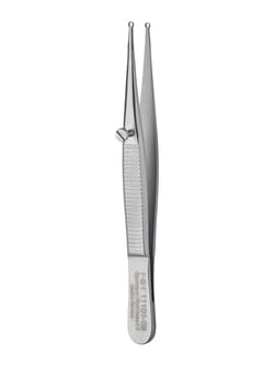 Fine Science Tools Ring Forceps, Stainless Steel, Straight, 8.5 cm, Quantity: