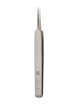 Fine Science Tools&nbsp;Dumont WA #5 Forceps, Standard, Straight, 0.10 x 0.02 mm, 12 cm