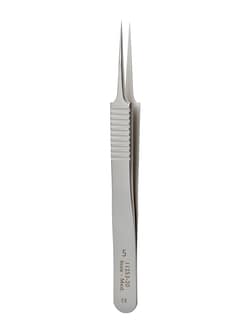 Fine Science Tools Dumont Forceps - Micro-Blunted Tips, Straight, 0.1 x
