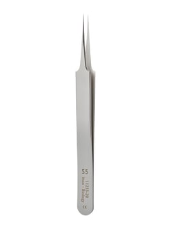 Fine Science Tools Dumont #55 Forceps, Straight, Inox, 0.05 x 0.02 mm,