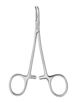 Fine Science Tools Micro-Mosquito Hemostats, Stainless Steel, Serrated, 12 cm