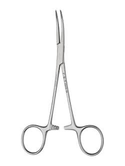 Fine Science Tools Kelly Hemostats, Stainless Steel, Curved, 14 cm