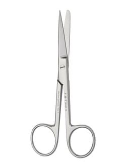 Fine Science Tools Surgical Scissors, Sharp-Blunt, Stainless Steel, 12