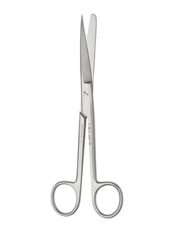 Fine Science Tools Surgical Scissors, Sharp-Blunt, Stainless Steel, 18.5