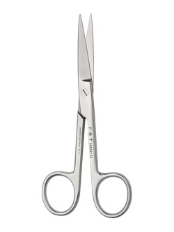Fine Science Tools Surgical Scissors, Sharp, Stainless Steel, 13 cm, Quantity: