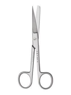 Fine Science Tools Surgical Scissors, Serrated, Stainless Steel, 14 cm,