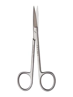 Fine Science Tools Wagner Scissors, Stainless Steel, Straight, 12 cm, Quantity: