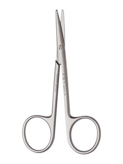 Fine Science Tools Lexer-Baby Scissors, Stainless Steel, Curved, 10 cm,