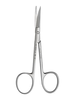 Fine Science Tools&nbsp;CURVED LEFT HANDED SCISSORS