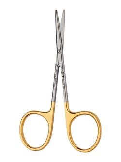 Fine Science Tools&nbsp;Strabismus Scissors, Tungsten Carbide, 9 cm