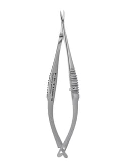 Fine Science Tools Vannas Spring Scissors - 3mm Cutting Edge, Curved, Quantity: