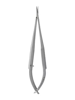 Fine Science Tools Vannas Spring Scissors, 4mm Cutting Edge, Straight,