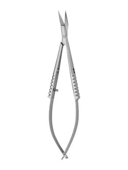 Fine Science Tools Dowell Scissors, Angled Up, 0.1 mm Tip Dia, 11.5 cm,