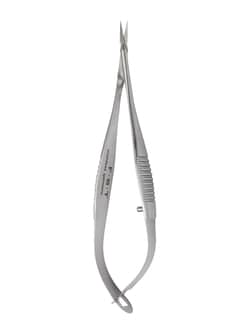 Fine Science Tools&nbsp;Vannas Spring Scissors, Microserrated, Straight, 8.5 cm