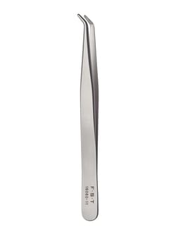 Fine Science Tools Bone Forceps, Cross Serrated, Angled, 11.5 cm, Quantity: