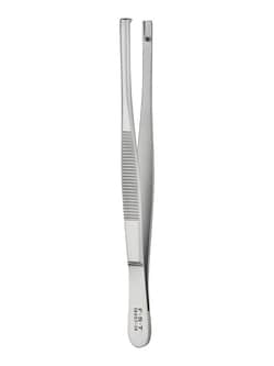 Fine Science Tools Micro-Serrefine Clamp Applying Forceps, 14 cm, Quantity: