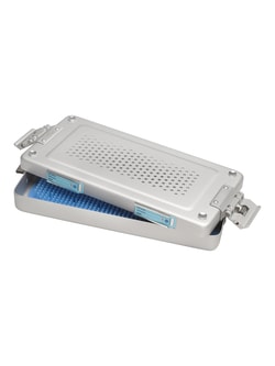 Fine Science Tools Dual Clasping Stainless Steel Sterilization Container,