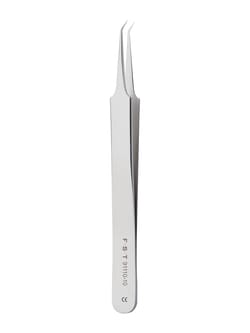 Fine Science Tools Student Fine Forceps, Stainless Steel, Angled, 11 cm