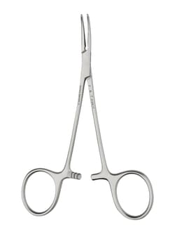 Fine Science Tools Student Halsted-Mosquito Hemostats, Curved, 12.5 cm,