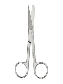Fine Science Tools Student Surgical Scissors, Stainless Steel, 12 cm, Quantity: