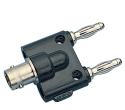 World Precision Instrument BNC to Double Banana Connector, Quantity: Each