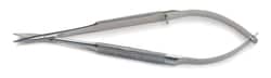 World Precision Instrument&nbsp;Spring Scissors, 14cm, Round Handles, Straight, 6.5mm Blades, German