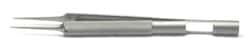 World Precision Instrument Round Hollow Handled Forceps, Straight, 14cm,