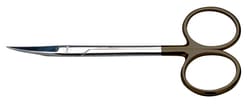World Precision Instrument&nbsp;Iris Scissors, 10cm, SuperCut, Curved