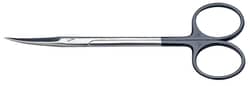 World Precision Instrument&nbsp;Iris Scissors, 12.5cm, SuperCut, Curved, German