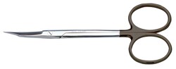 World Precision Instrument Tenotomy Scissors, 10cm, SuperCut, Curved, Quantity: