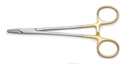 World Precision Instrument&nbsp;Crile-Wood Needle Holder, 14.5cm, Serrated, TC Inserts