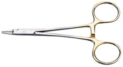 World Precision Instrument Ryder Needle Holder, 13cm, Serrated, TC Inserts,