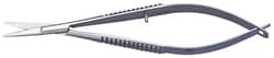 World Precision Instrument Noyes Scissors, 12 cm, Straight, Sharp/Sharp, 15 mm Blades, German