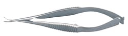 World Precision Instrument Vannas Spring Scissors, 8.5cm, Curved, 7mm Blades,