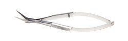 World Precision Instrument Noyes Scissors, 12 cm, Angled, Sharp/Sharp,
