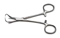 World Precision Instrument Backhaus Towel Clamp, 13cm, Curved, Locking