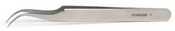 World Precision Instrument Economy Tweezers #7, 11cm, Curved, 0.4x0.5mm