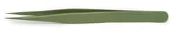 World Precision Instrument Teflon Coated Tweezers, 11cm, Straight, 0.25x0.1mm