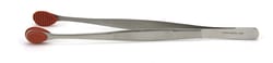 World Precision Instrument Rubber-Tipped Forceps for Rodent Handling, 21cm,
