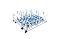 Miele, Inc.&nbsp;Lower basket with 39 connections for injector nozzles (APLW 095).