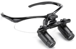 Roboz Surgical Loupes on Sports Eyeglasses, 5X magnification, 420mm working