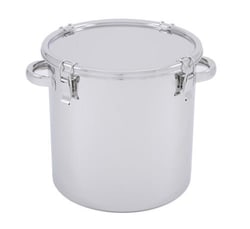 Eagle Stainless Container Eagle Stainless, 36 Liter Container with Lid and Gasket, 316L Stainless Steel. (CTH Series)