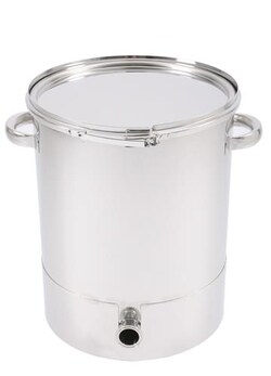 Eagle Stainless Container Eagle Stainless, 75 Liter Slant Bottom Container