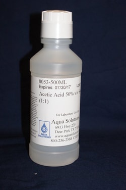 Aqua Solutions ACETIC ACID 50% V/V SOL 500ML