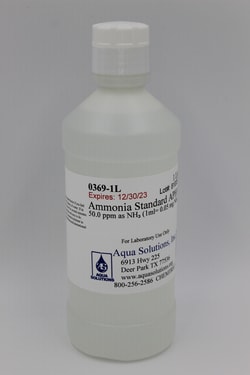 Aqua Solutions&nbsp;Ammonia Standard 50 Ppm As Nh3 (1l)