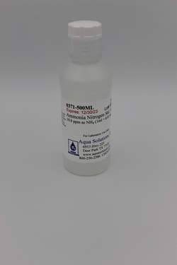 Aqua Solutions Ammonia Nitrogen Standard APHA 10.0 ppm as NH₃ (1ml = 0.01